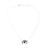 Ariel necklace ☽ young moon onyx silver_