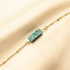 Gemma bracelet ♡ natural stone turquoise gold_