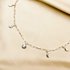 Amaris necklace ☽ hammered moonphases silver_