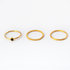 Lucy ring set ♥ onyx gold_