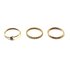 Lucy ring set ♡ turkoois gold _